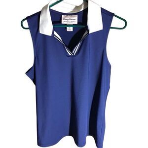 Tommy Bahama Racquet Paddle Size Large sleeveless golf blue sleeveless